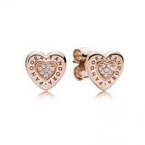 Pandora Ross gold heart Earrings